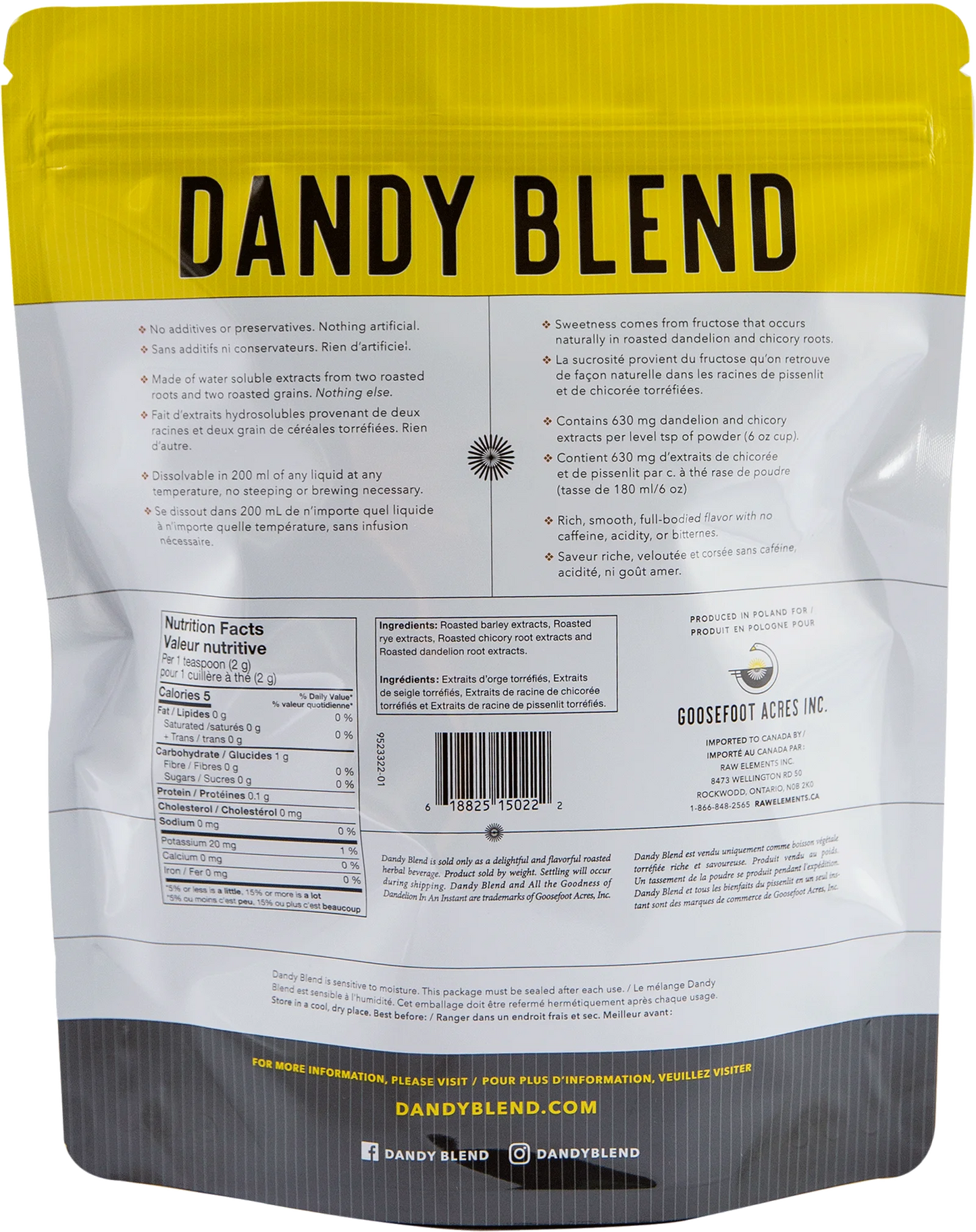 Dandy Blend Coffee Substitute 400g