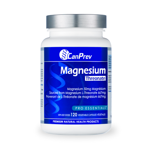 CanPrev Magnesium Threonate 120 Vegetarian Capsules