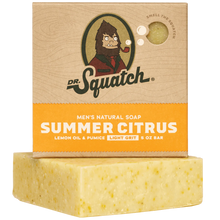 Load image into Gallery viewer, Dr. Squatch Summer Citrus Soap 141g
