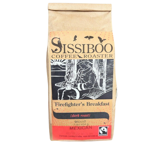 Sissiboo Coffee Roaster Organic Firefighter’s Breakfast Dark Mexican Whole Bean 454g