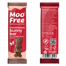 Load image into Gallery viewer, Moo Free Mini Dairy Free Easter Bunny Chocolate Bar 35g
