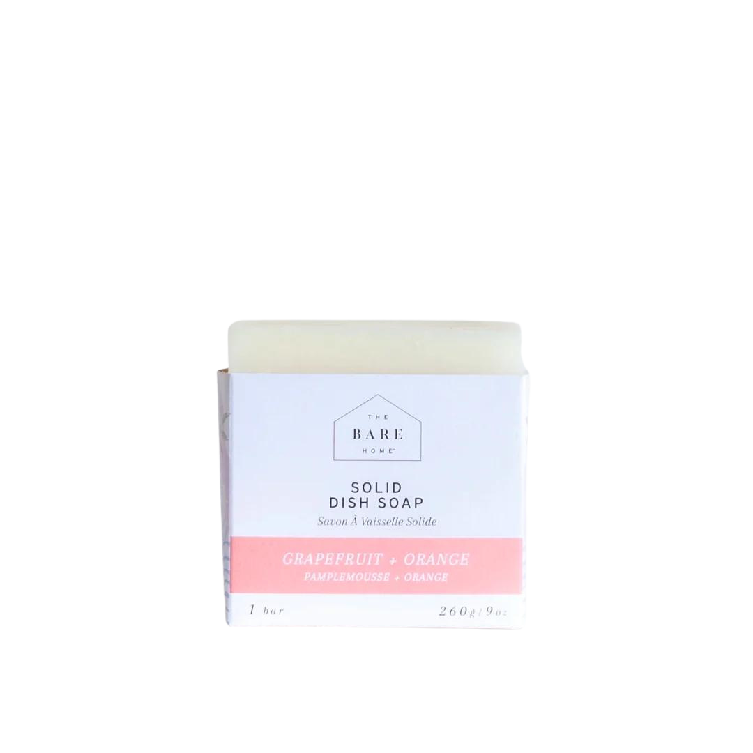 The Bare Home Solid Dish Soap Bergamot Lime 260g
