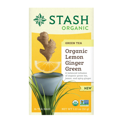 Stash Organic Lemon Ginger 16tbg