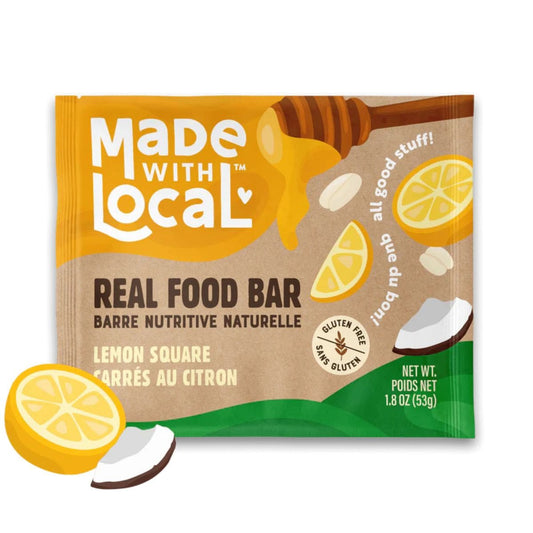 Made With Local Lemon Square Bar 53g