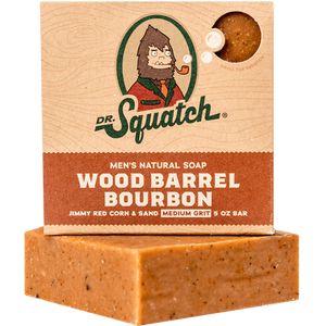 Dr. Squatch Wood Barrel Bourbon Soap 141g