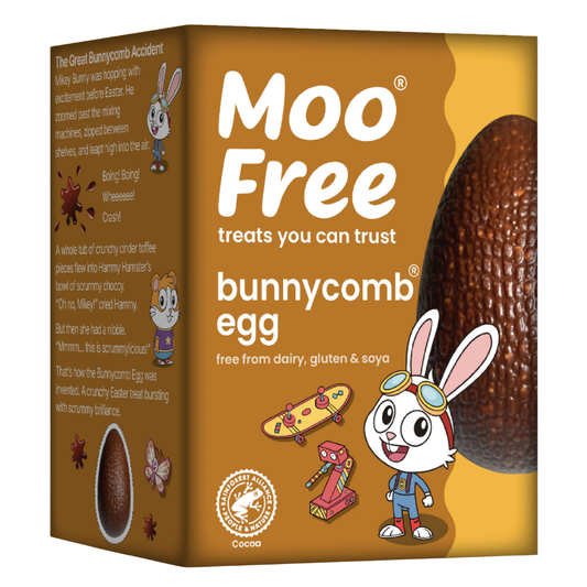 Moo Free Dairy Free Bunnycomb Easter Egg 85g