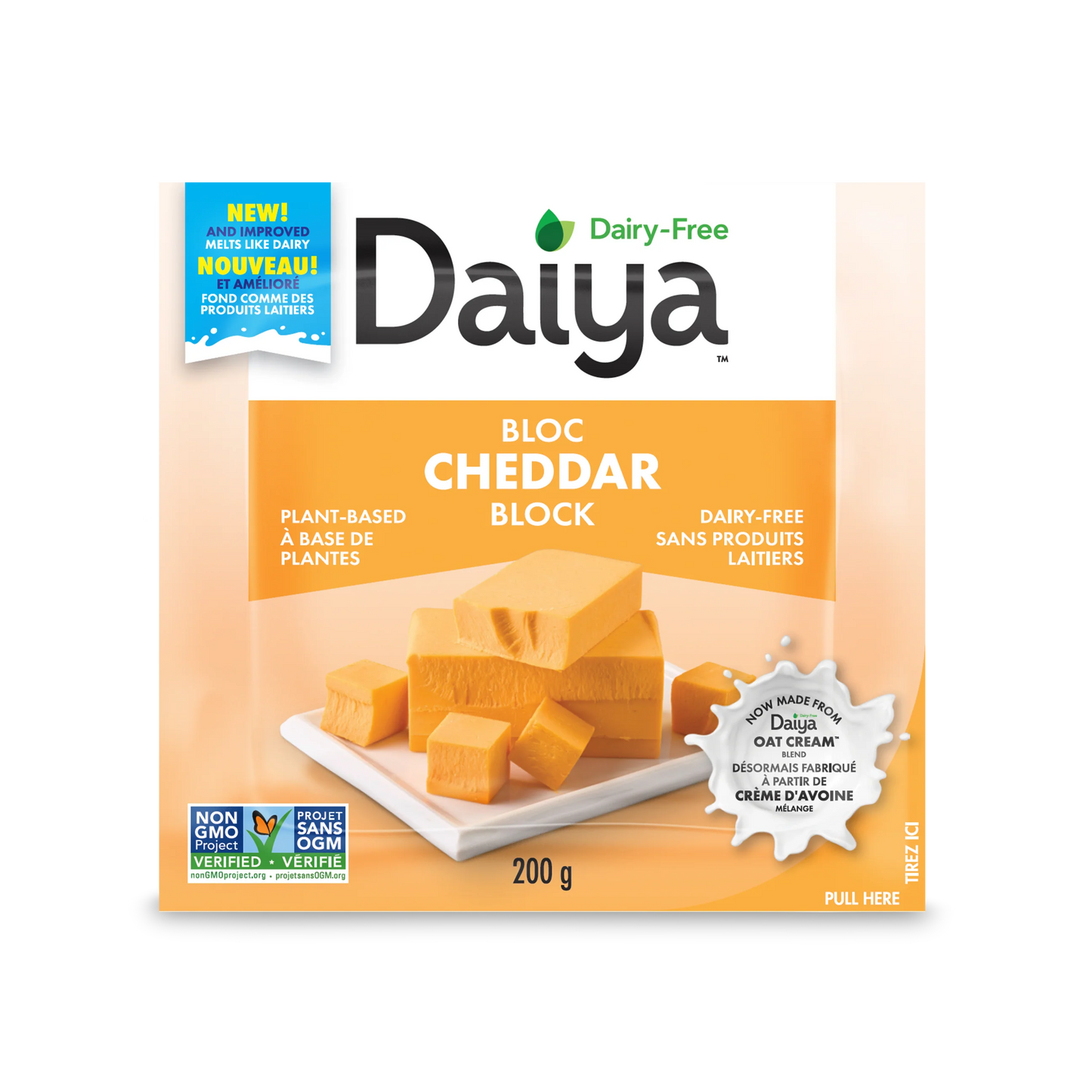 Daiya Medium Cheddar Style Block 200g