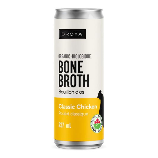 Broya Organic Chicken Bone Broth Can 237ml