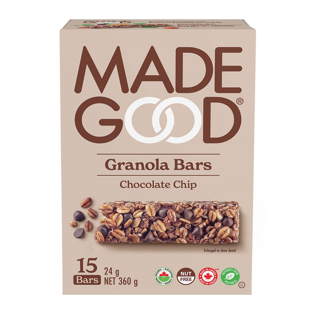 MadeGood Chocolate Chip Granola Bars 24g 15pk