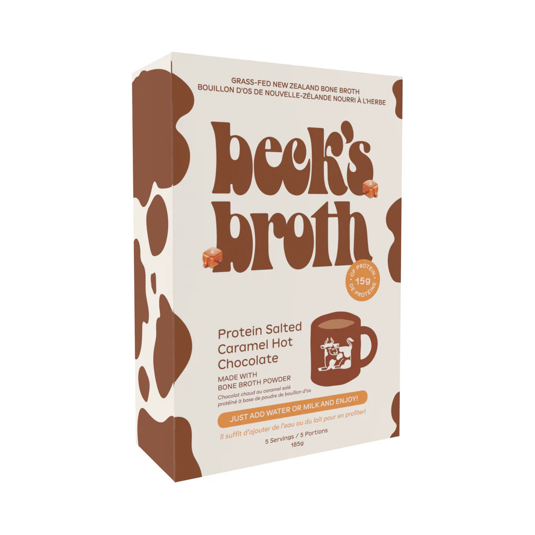 Beck's Broth Protein Salted Caramel Hot Chocolate 5pk