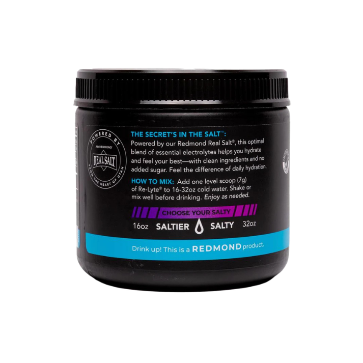 Redmond Relyte Hydration Electrolyte Drink Mix Grape 420g 60 Servings