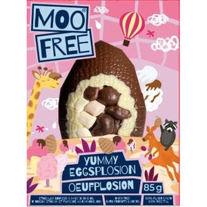 Moo Free Dairy Free Yummy Eggsplosion Easter Egg 85g