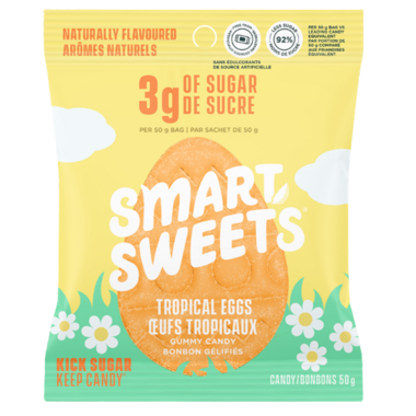 SmartSweets Tropical Eggs Gummies 50g