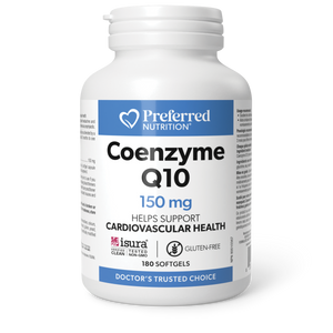 Preferred Nutrition Coenzyme Q10 150 mg 180 Capsules