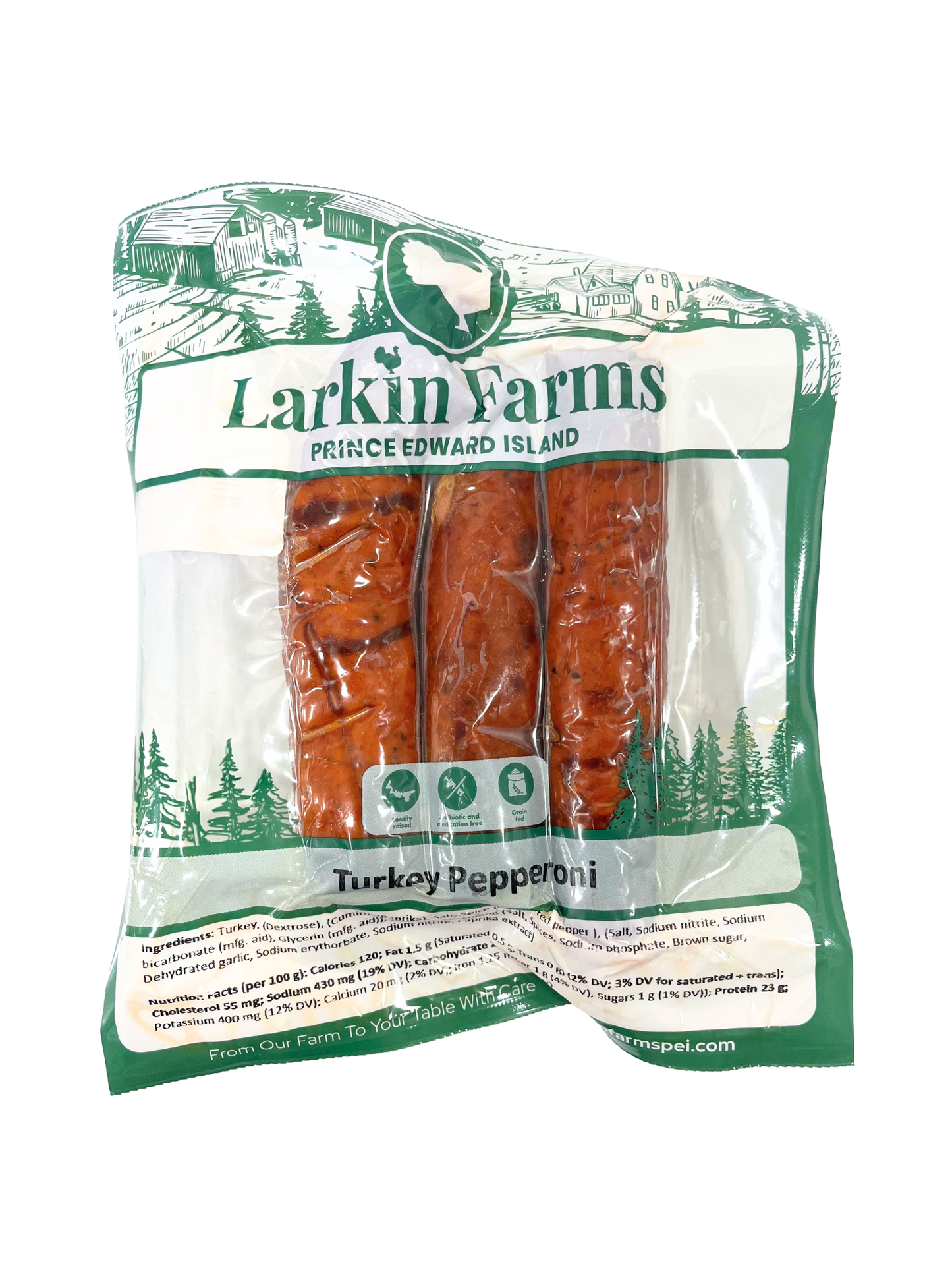 Larkin Farms Turkey Pepperoni 300g