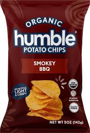 Humble Potato Company Organic Smokey Bbq Potato Chips 135g