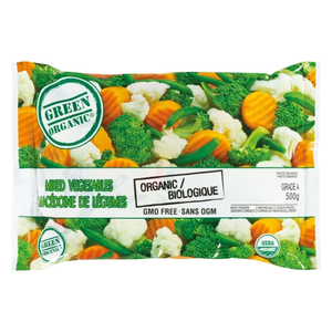 Green Organic Frozen Mixed Vegetables Organic 500g
