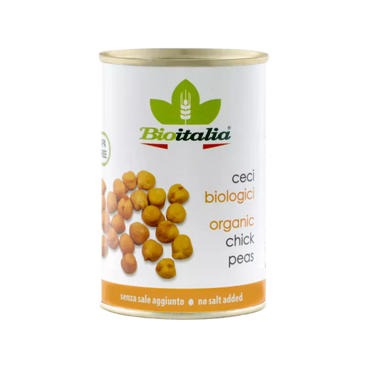 Bioitalia Organic Chickpeas No Salt Added 398ml