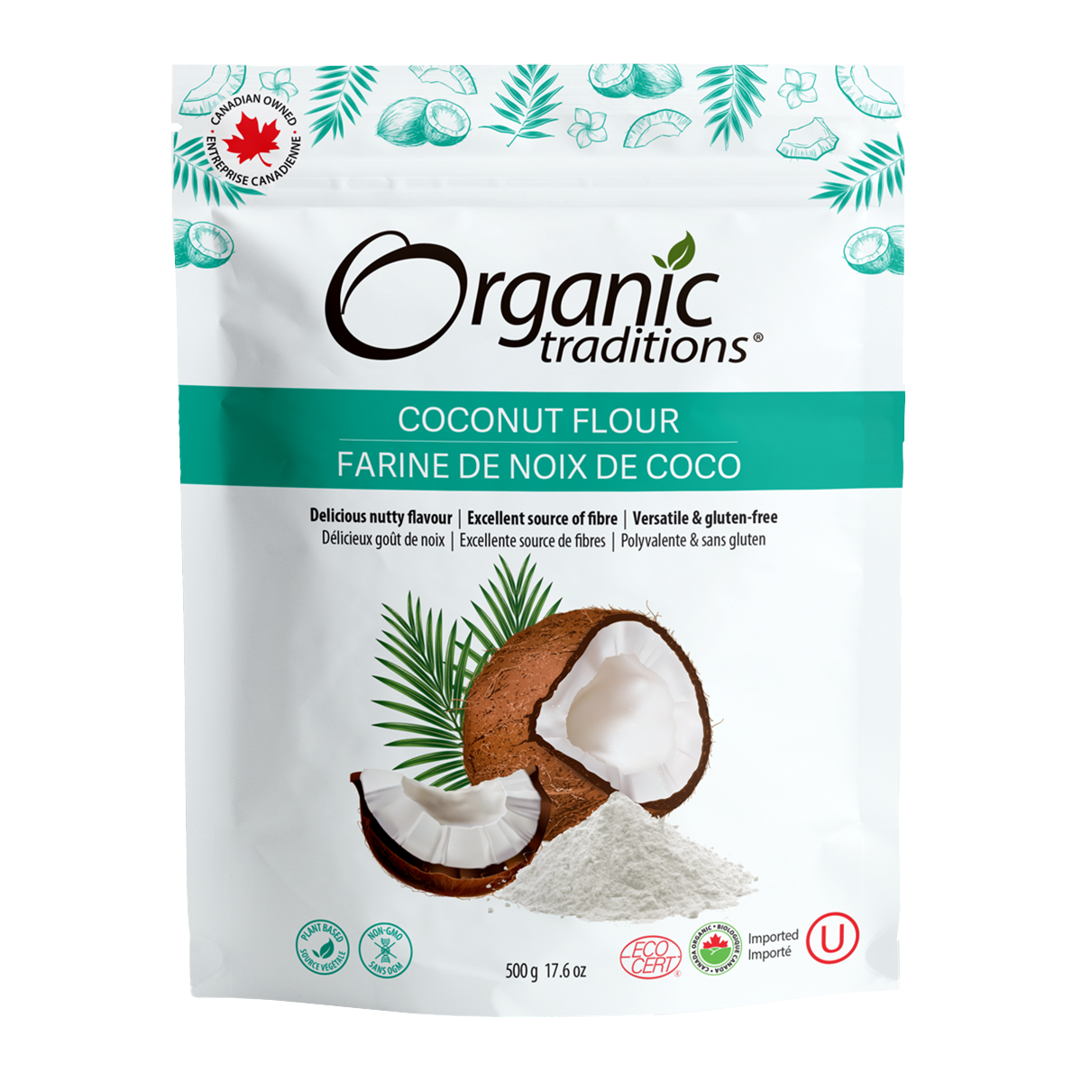 Organic Traditions Coconut Flour 500g