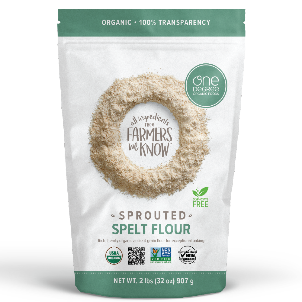 One Degree Organic Sprouted Spelt Flour 907g