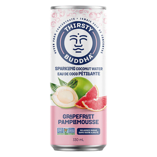 Thirsty Buddah Sparkling Coconut Water Grapefruit 330ml