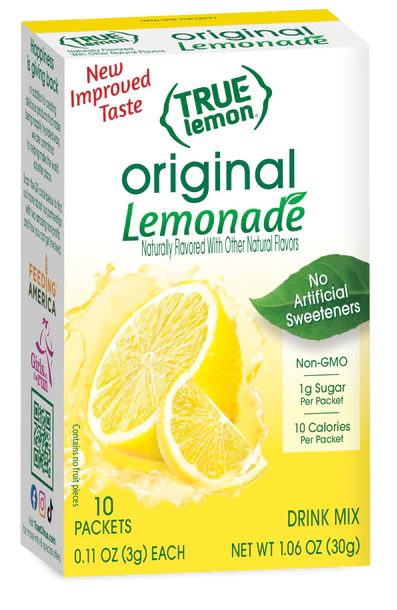 True Lemon Original Lemonade Stick Pack 10ct
