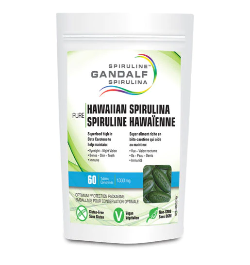 Hawaiian Spirulina 1000mg 60tabs
