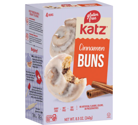 Katz Gluten Free Cinnamon Buns 240g