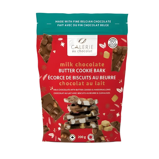 Galerie Au Chocolat Milk Chocolate Butter Cookie Bark 200g