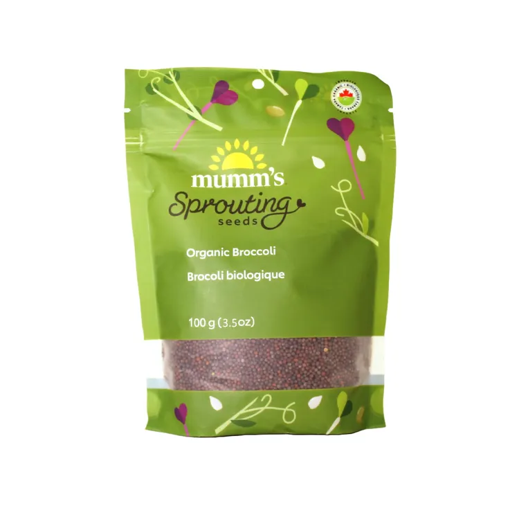 Mumm's Organic Broccoli Sprouting Seeds 100g