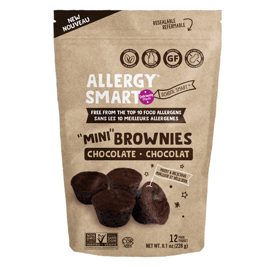 Allergy Smart Mini Brownies Chocolate 228g