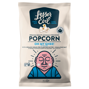 Lesser Evil Organic Popcorn Oh My Ghee 142g