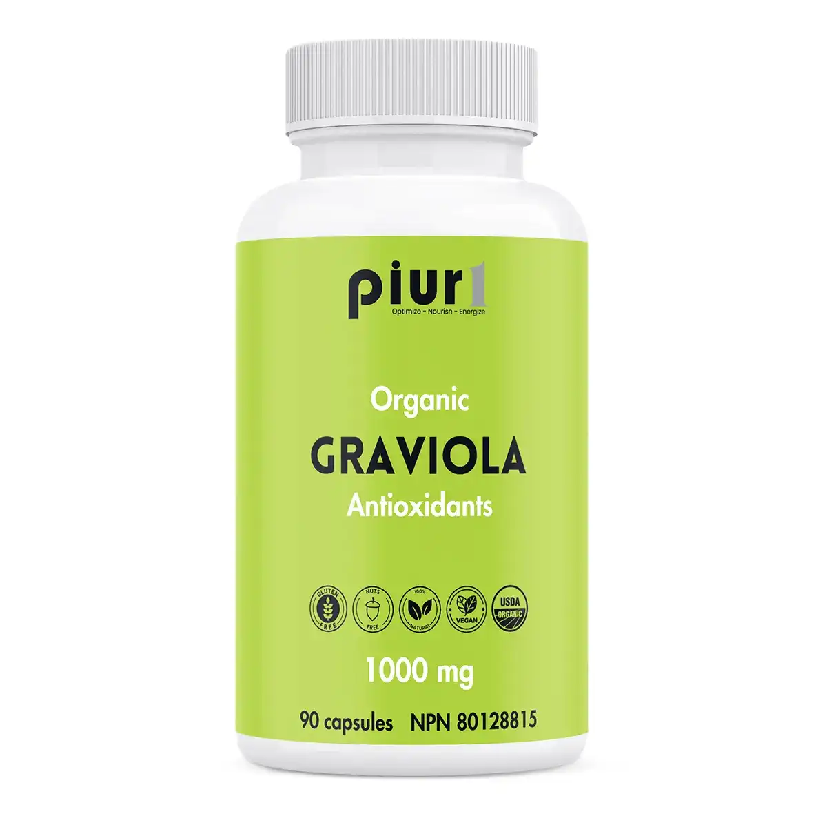 Piuri Organic Graviola 90 vegetable capsules