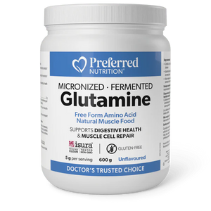 Preferred Nutrition Micronized Fermented Glutamine Unflavoured Powder 600g