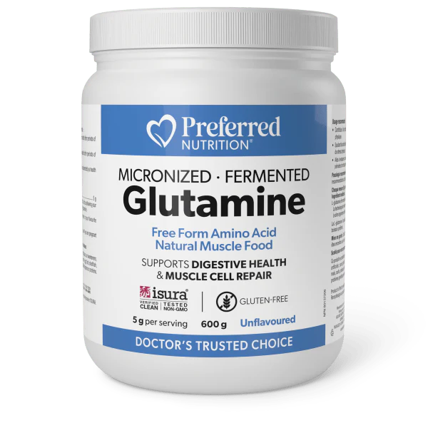 Preferred Nutrition Micronized Fermented Glutamine Unflavoured Powder 600g