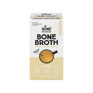 BoneBrewhouse Naked Instant Chicken Bone Broth 80g 5pk