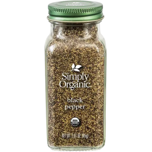 Simply Organic Black Pepper Medium Grind 65g