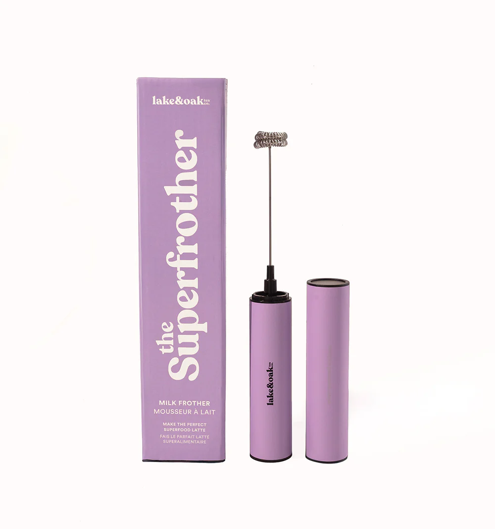 Lake and Oak The Superfrother Milk Frother Lavender Cream