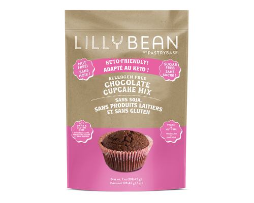 LillyBean Gluten Free Keto Chocolate Cupcake Mix 198g
