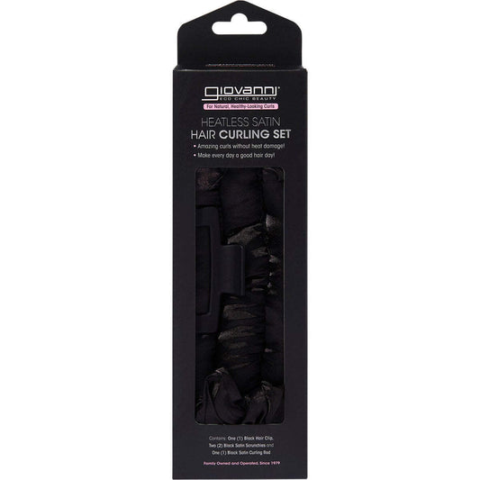 Giovanni Heatless Hair Curling Set - Black