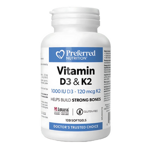 Preferred Nutrition Vitamin K2 D3 120sgls