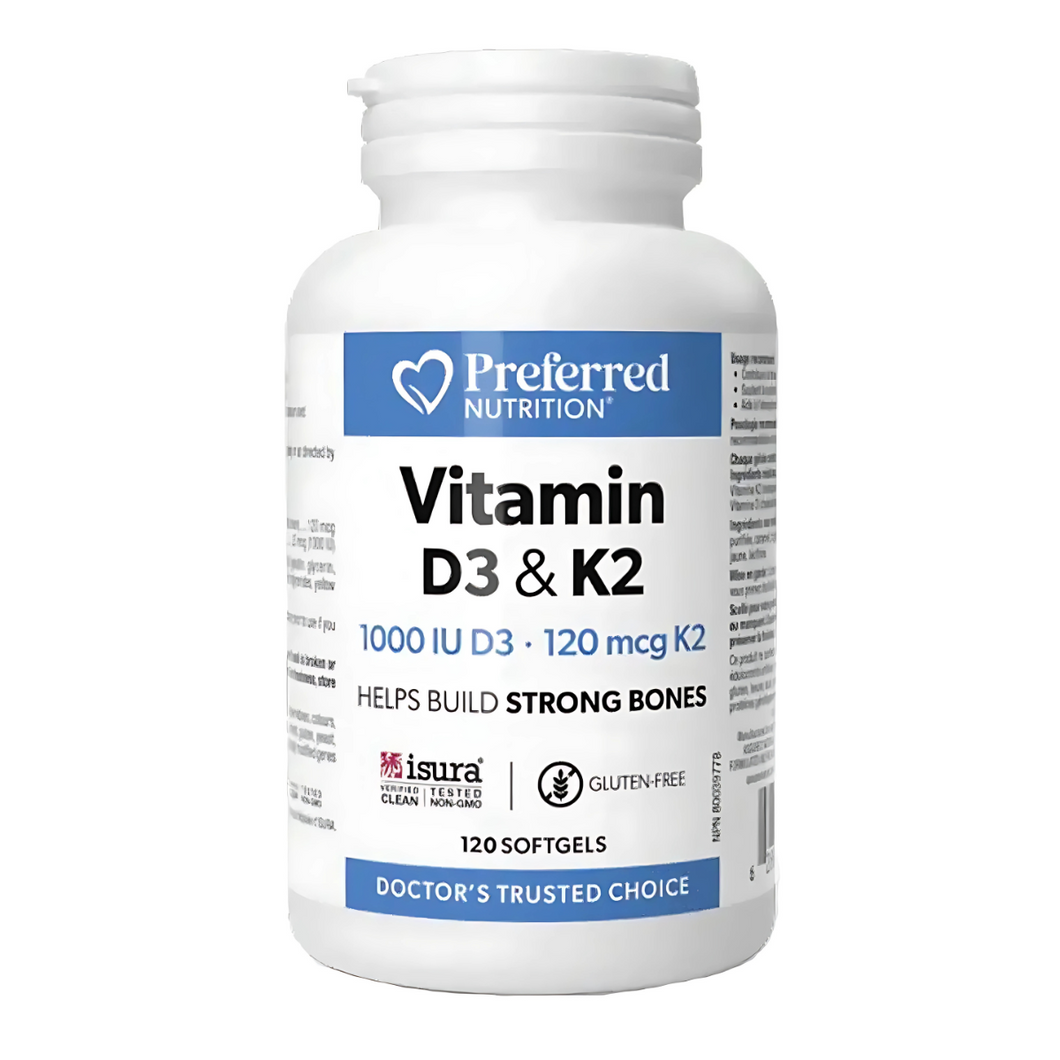 Preferred Nutrition Vitamin K2 D3 120sgls