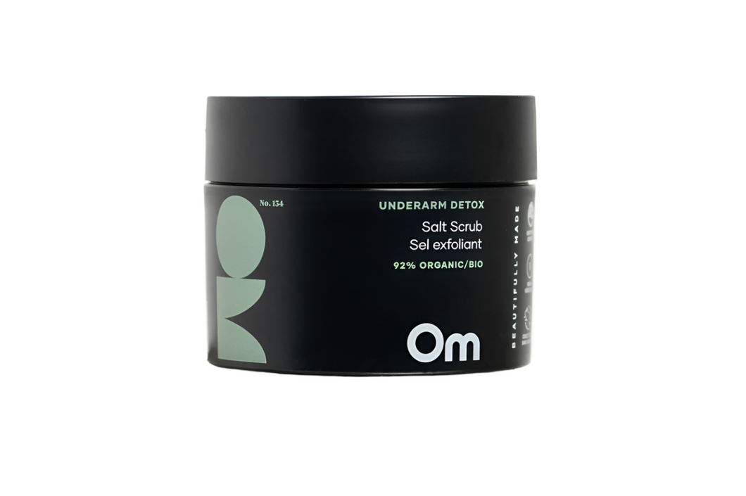 OM Organics Underarm Detox Salt Scrub 110g