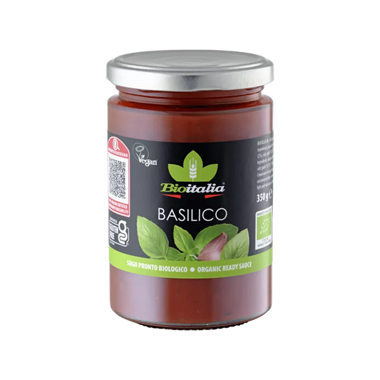 Bioitalia Organic Basilico Basil Pasta Sauce 358ml