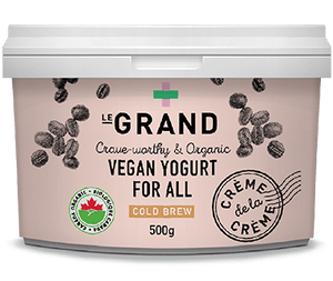 Le Grand Organic Cold Brew Plant Based Yogurt 500g