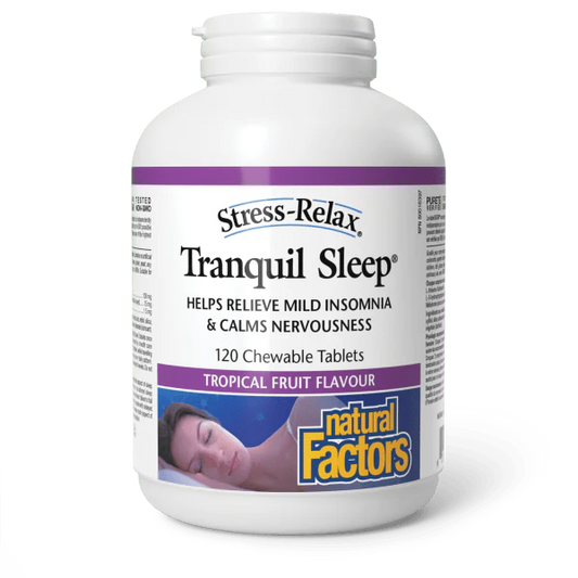 Natural Factors Tranquil Sleep 120 Chewable Tablets