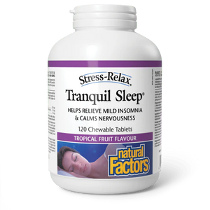 Natural Factors Tranquil Sleep 120 Chewable Tablets