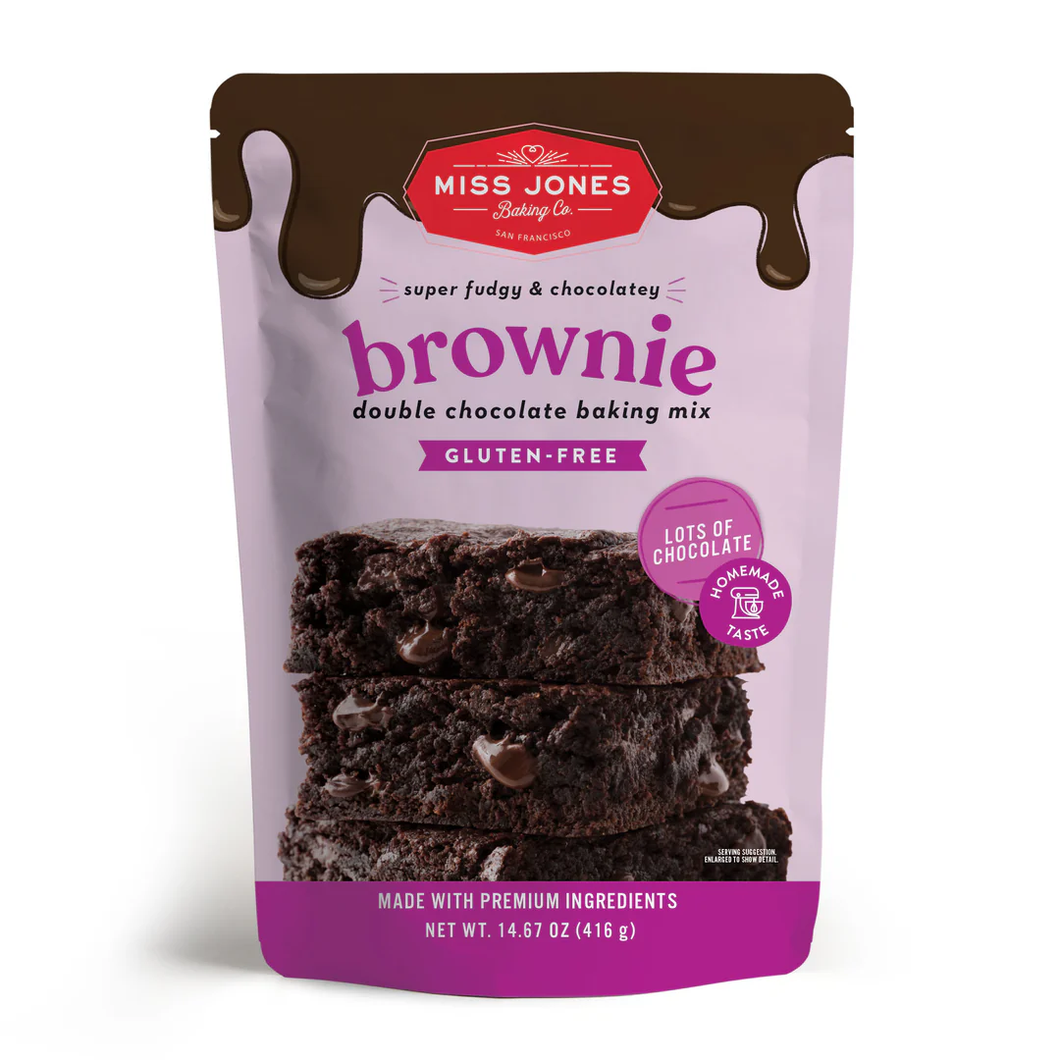 Miss Jones Gluten Free Double Chocolate Brownie Mix 416g
