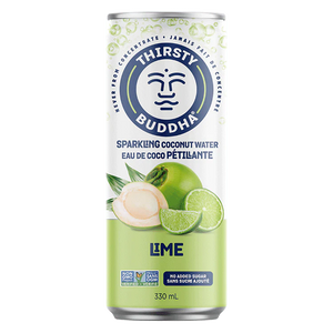 Thirsty Buddha Sparkling Coconut Water Lime 330ml