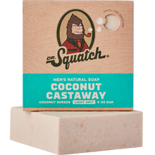 Load image into Gallery viewer, Dr. Squatch Coconut Castaway Soap 141g
